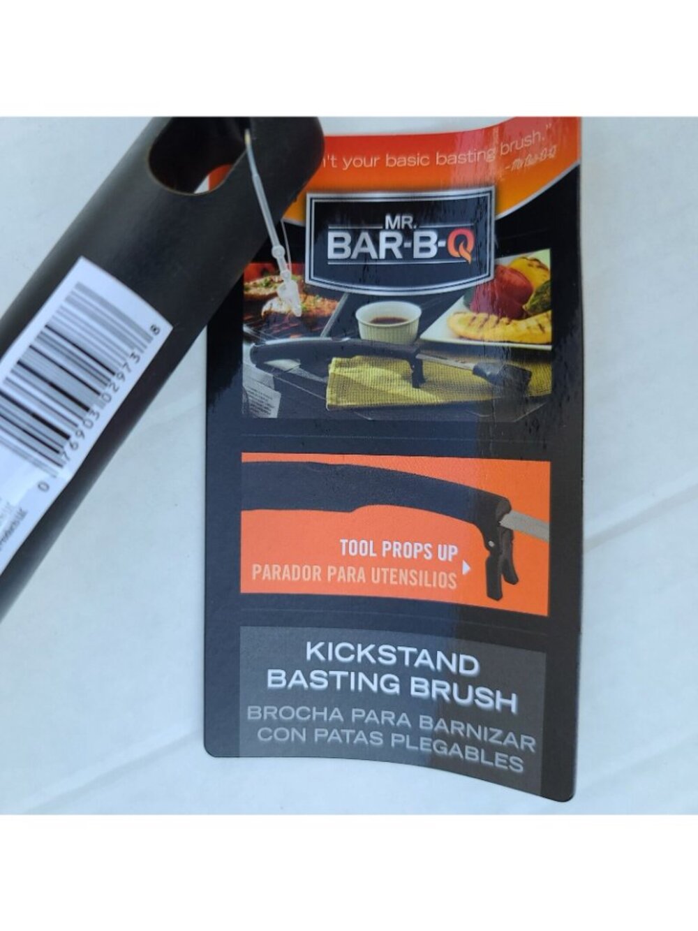 Mr Bar-B-Q Kickstand Basting Brush Silicon Bristles Indoor Outdoor Use NEW - Picture 2 of 6